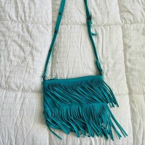 Miranda Lambert Country teal fringe crossbody for festivals!